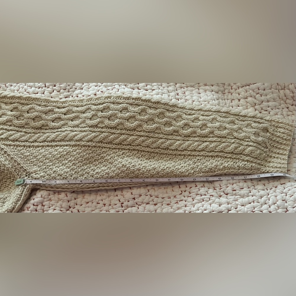 Irish Knit Fisherman Sweater Vintage 1985 - Picture 11 of 16